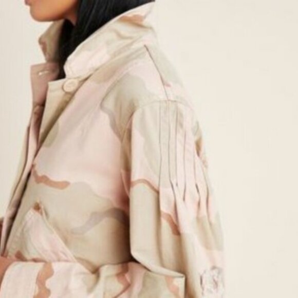 Anthropologie Camo Utility Jacket Size 1X - Picture 3 of 16